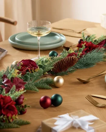 Habitat Luxe Rose & Berry Christmas Garland