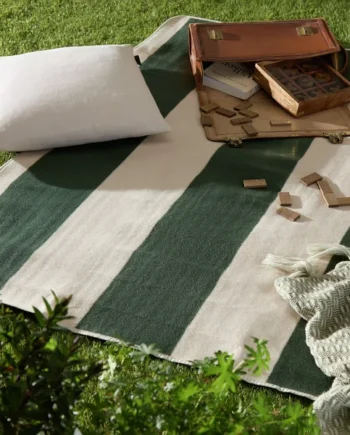 Habitat Luxe Striped Picnic Rug