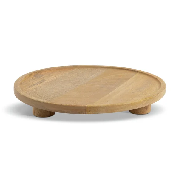 Habitat Mango Wood Pedestal Tray - Natural