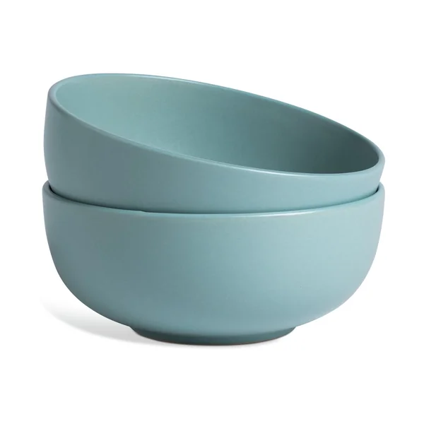 Habitat Matte Glaze 12 Piece Stoneware Dinner Set - Duck Egg