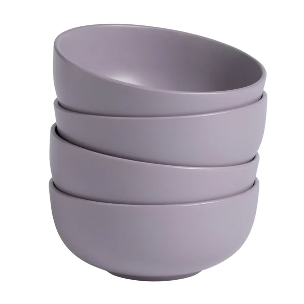 Habitat Matte Glaze 12 Piece Stoneware Dinner Set - Lilac