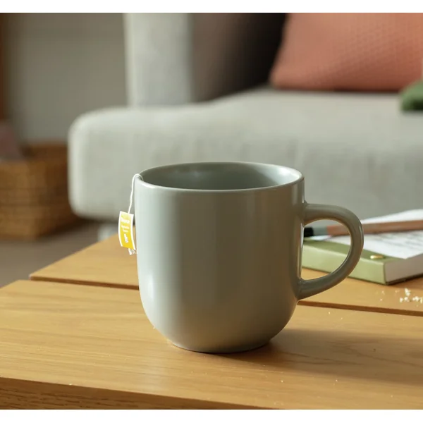 Habitat Matte Glaze Set of 4 Stoneware Mugs - Grey