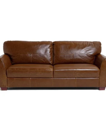 Habitat Milford Leather 4 Seater Sofa - Tan