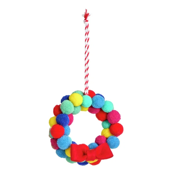 Habitat Mini Pom-Pom Christmas Wreath