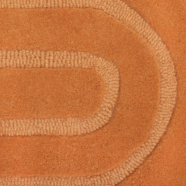 Habitat Mirage Carved Ginger Rug - 120x170cm