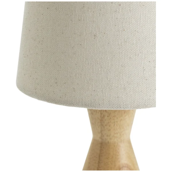 Habitat Modern Wood Table Lamp Pair - Natural