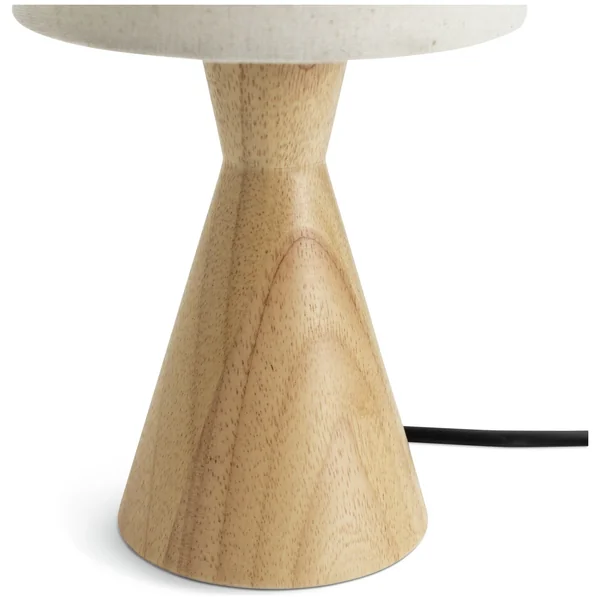 Habitat Modern Wood Table Lamp Pair - Natural