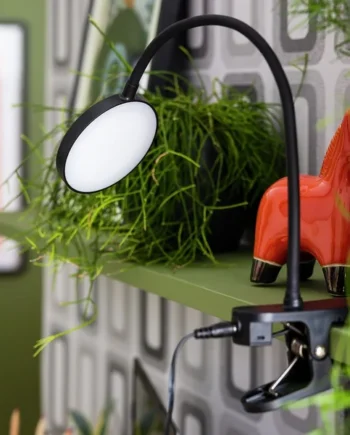 Habitat Mopsa Clip Lamp - Black