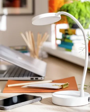 Habitat Mopsa LED Touch Desk Lamp - White