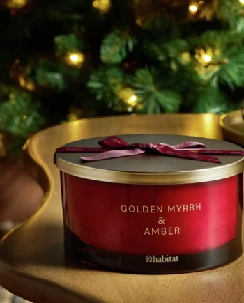 Habitat Multiwick Candle - Golden Myrrh & Amber
