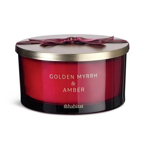 Habitat Multiwick Candle - Golden Myrrh & Amber