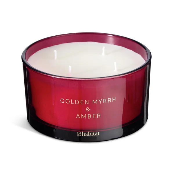 Habitat Multiwick Candle - Golden Myrrh & Amber