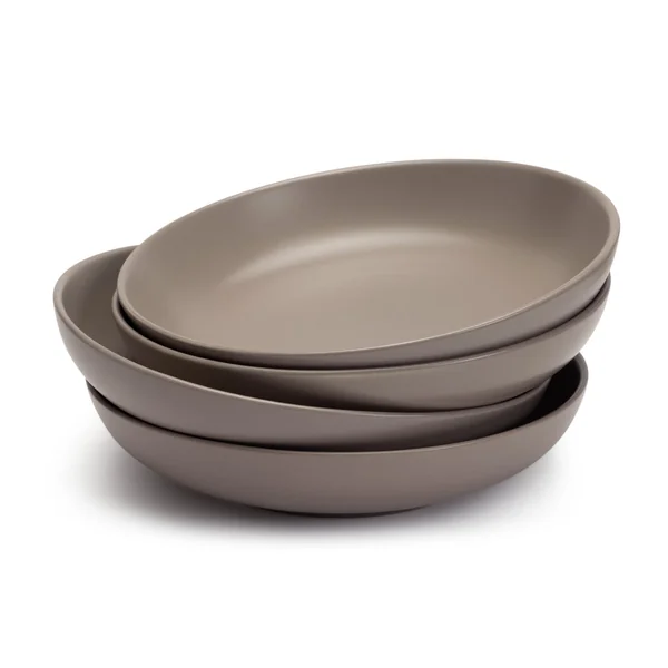 Habitat Mushroom 4 Piece Stoneware Pasta Bowl