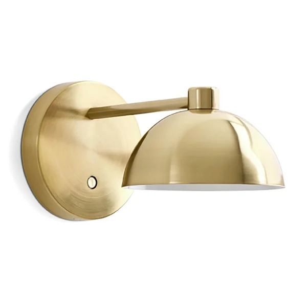 Habitat Mushroom Metal Rechargeable Wall Light - Brass