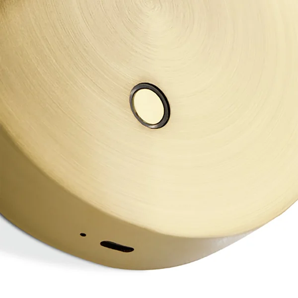 Habitat Mushroom Metal Rechargeable Wall Light - Brass
