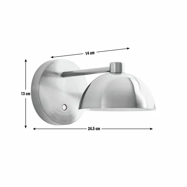 Habitat Mushroom Metal Rechargeable Wall Light - Brass
