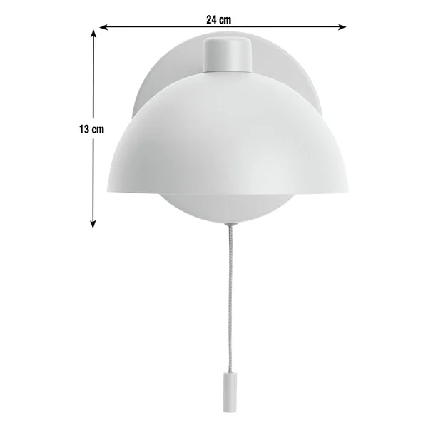 Habitat Mushroom Steel Wall Light - Green