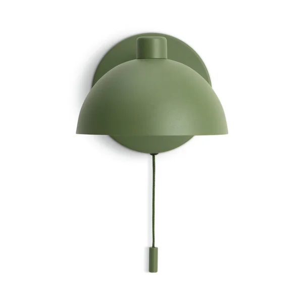 Habitat Mushroom Steel Wall Light - Green