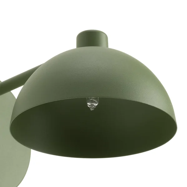 Habitat Mushroom Steel Wall Light - Green