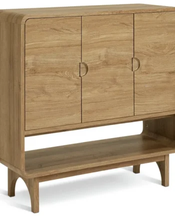 Habitat Nantes 3 Door Shoe Storage Cabinet - Oak