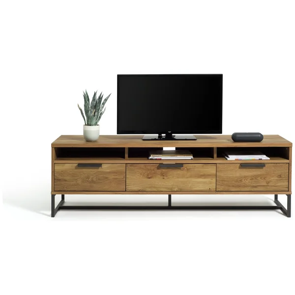 Habitat Nomad 3 Drawer TV Unit - Natural