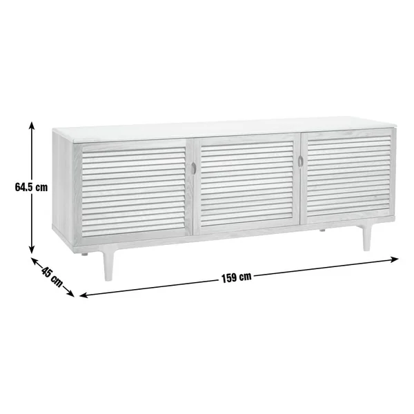 Habitat Oiled Slatted Sideboard - Natural