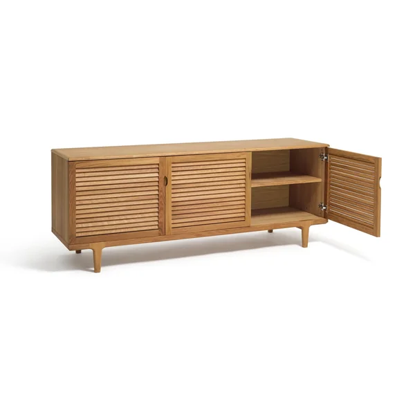 Habitat Oiled Slatted Sideboard - Natural