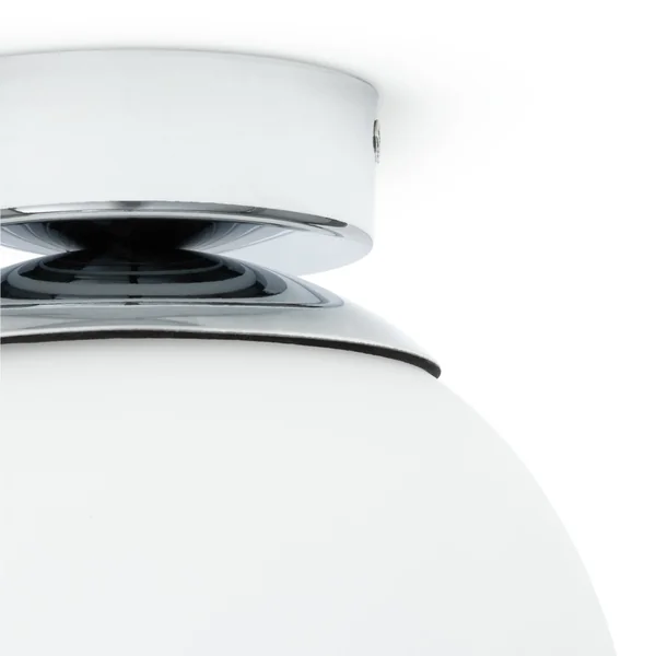 Habitat Opal Glass Bathroom Flush Ceiling Light - White