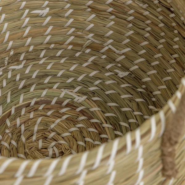 Habitat Pack of 2 Seagrass Lidded Round Basket - Natural