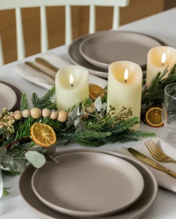 Habitat Pack of 3 LED Candle Christmas Decorations