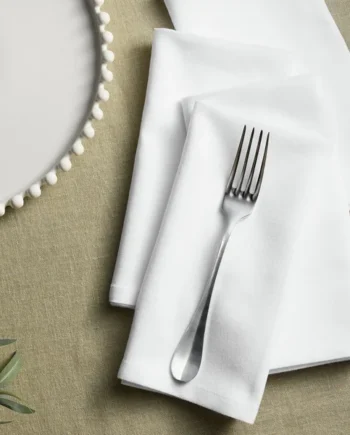 Habitat Pack of 4 Napkins - White
