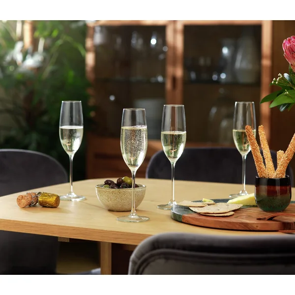 Habitat Portofino Set of 4 Champagne Flutes