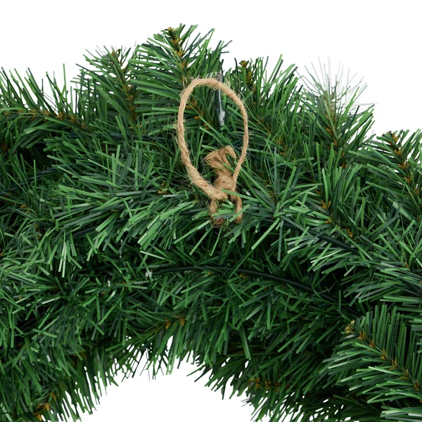 Habitat Pre Lit Green Christmas Wreath