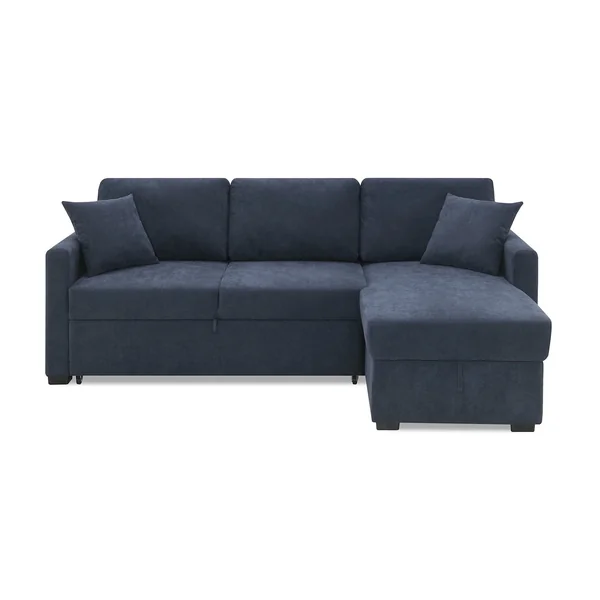 Habitat Reagan Right Hand Storage Chaise Sofa Bed - Navy