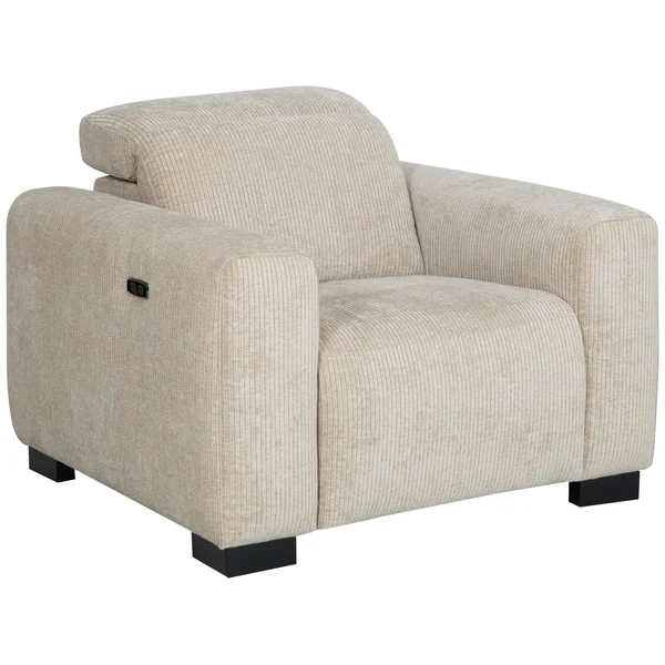Habitat Reggie Fabric Recliner Chair - Beige