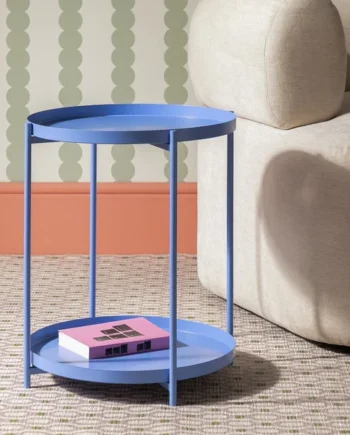 Habitat Rex Side Table - Blue