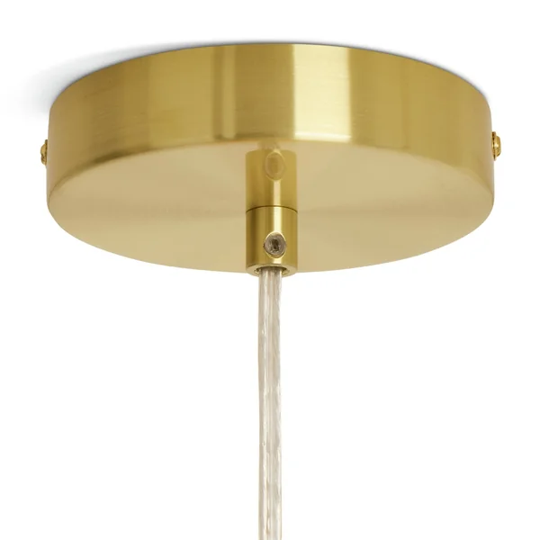 Habitat Ribbed Ombre Glass Pendant Light - Orange