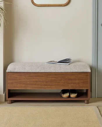 Habitat Saffield Shoe Storage Bench - Walnut