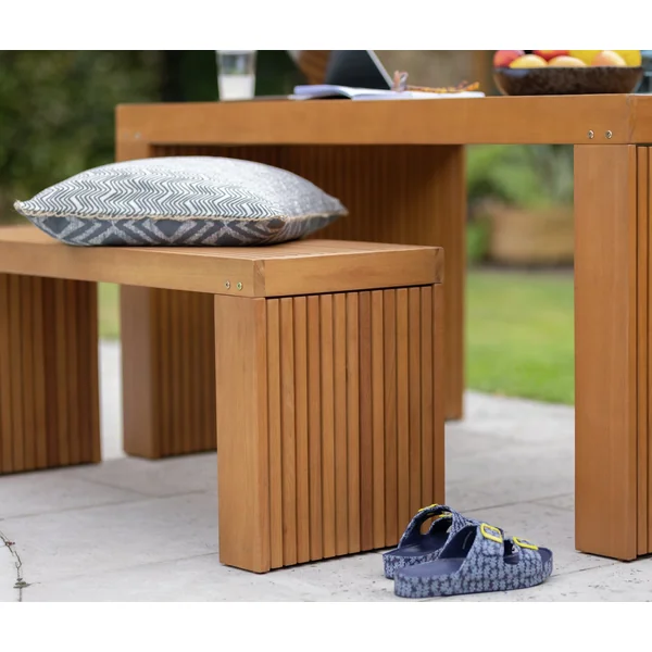 Habitat Samoa 4 Seater Eucalyptus Patio Set - Natural