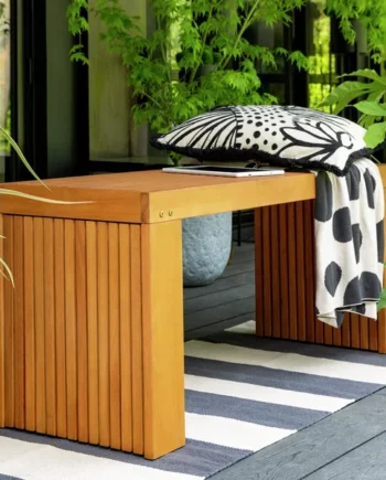 Habitat Samoa Eucalyptus 2 Seater Garden Bench - Natural
