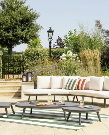 Habitat Santorini 6 Seater Rattan Effect Garden Sofa Set
