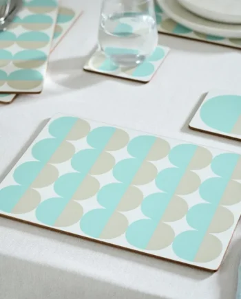 Habitat Set of 4 Geo Circles Placemats and Coasters