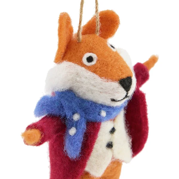 Habitat Single Fantastic Mr.Fox Hanging Christmas Ornament