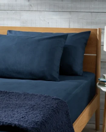 Habitat Soft and Cosy Brushed Cotton Pillowcase Pair - Navy