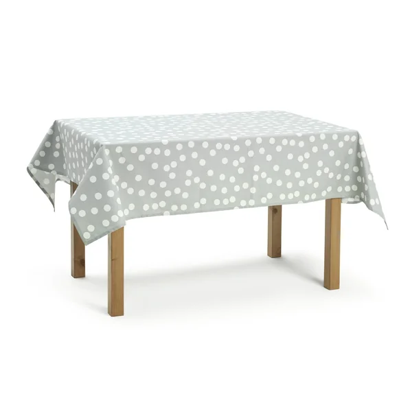 Habitat Spot Wipe Clean Tablecloth - Grey and White