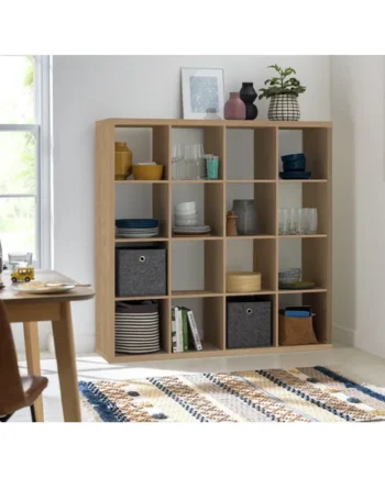 Habitat Squares Plus 16 Cube Storage Unit - Dark Oak