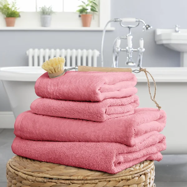 Habitat Supersoft 4 Piece Towel Bale - Rose