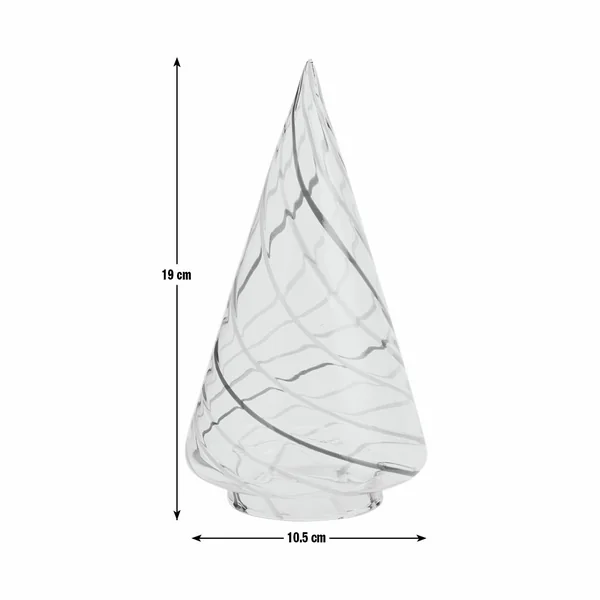 Habitat Swirled Confetti Glass Tree Ornament