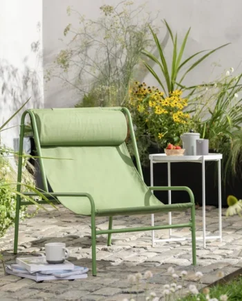 Habitat Teka Metal Garden Chair - Green
