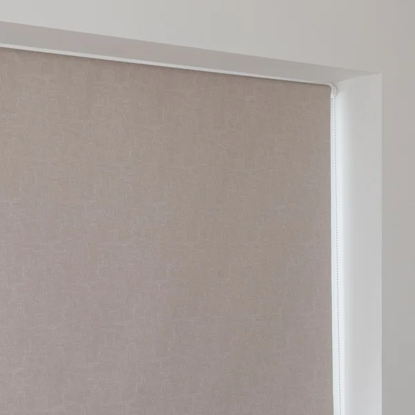 Habitat Textured Blackout Taupe Roller Blind - 90cm